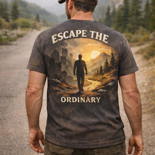 Escape The Ordinary – Adventure Hiking T-Shirt