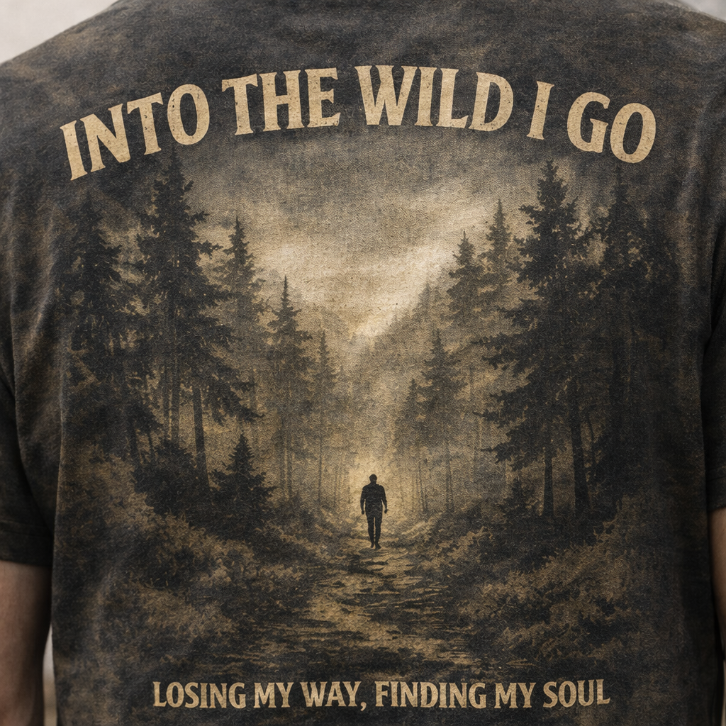 Into The Wild I Go – Soul Journey Hiking T-Shirt