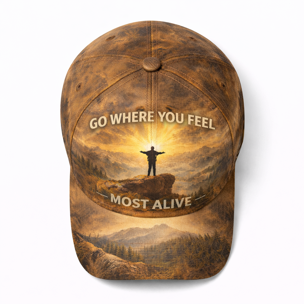 Go Where You Feel Most Alive Cap