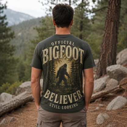 Official Bigfoot Believer Still Looking T-Shirt