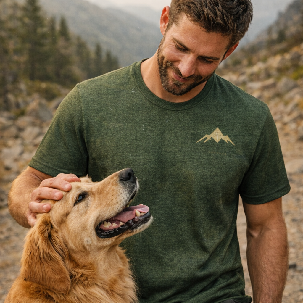 The Mountains Are Calling – Vintage Hiking Adventure T-Shirt