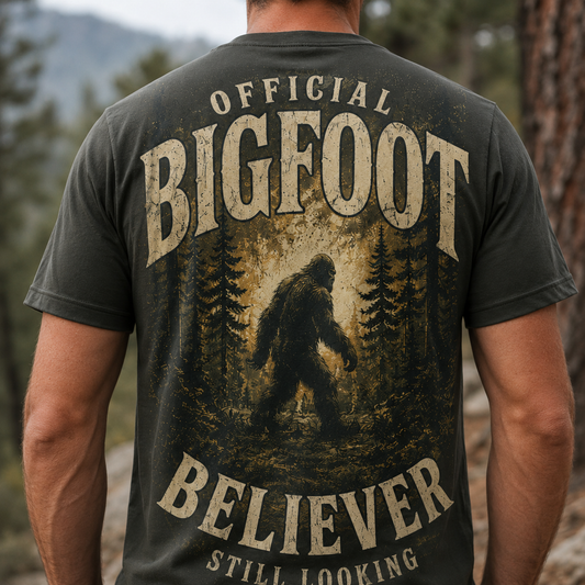 Official Bigfoot Believer Still Looking T-Shirt