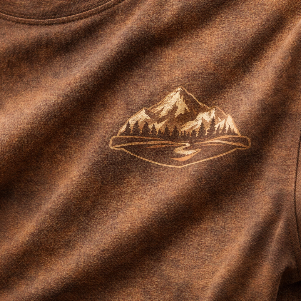Adventure Awaits – Mountain Camping T-Shirt