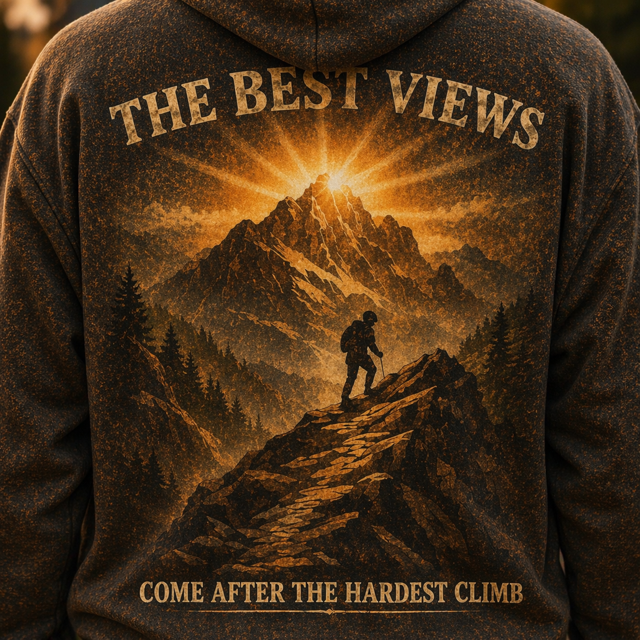 The Best Views Come After The Hardest Climb Hoodie