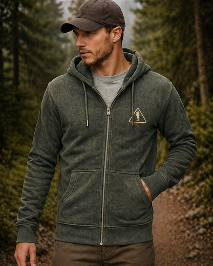Hiking Is Just Walking Where You Might Die Hoodie