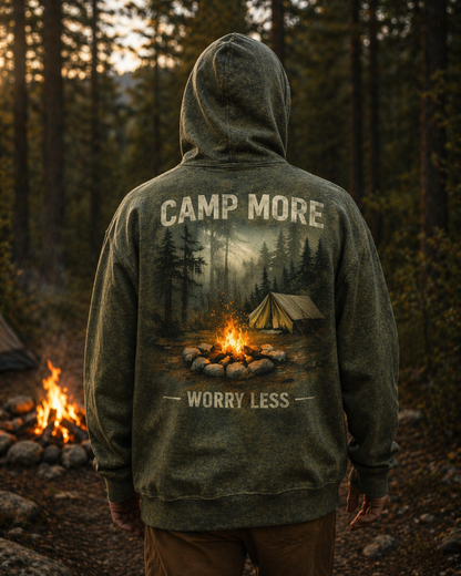 Camp More Worry Less Hoodie