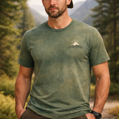 Mountains Are My Church – Faith & Nature Hiking T-Shirt