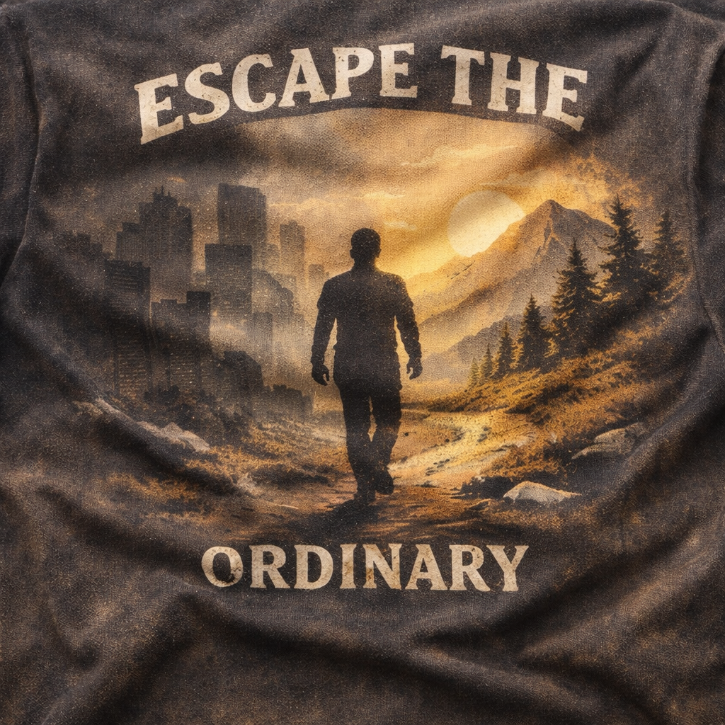 Escape The Ordinary – Adventure Hiking T-Shirt