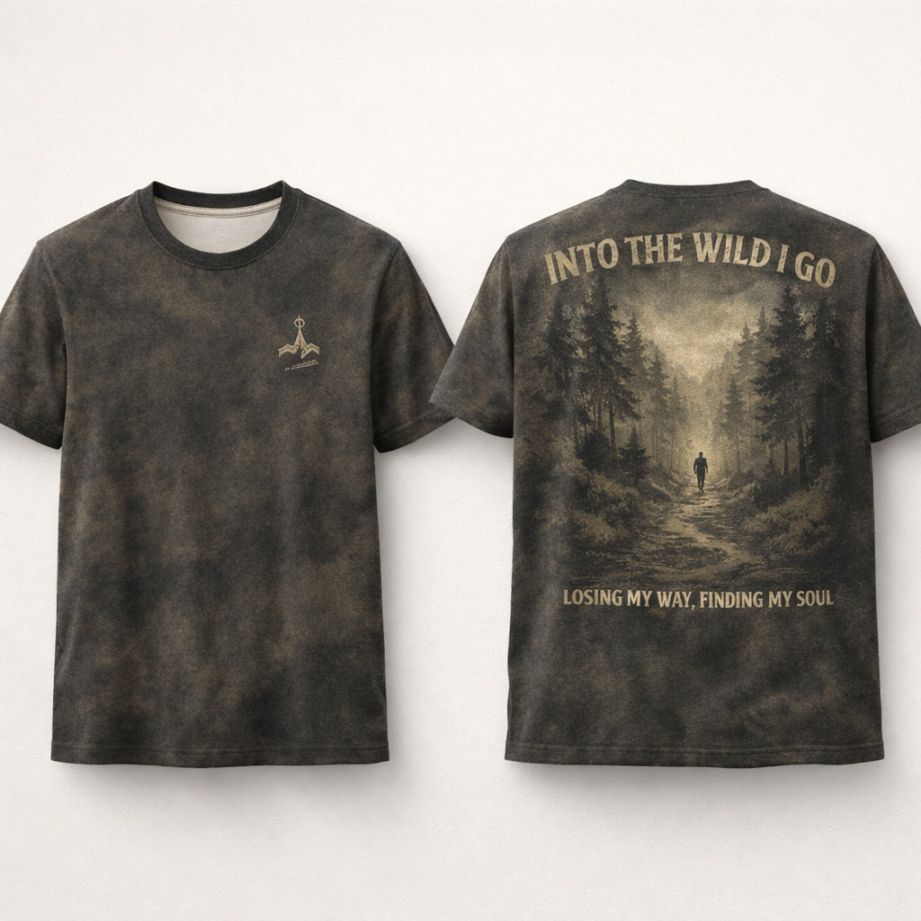 Into The Wild I Go – Soul Journey Hiking T-Shirt