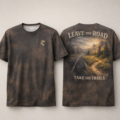 Leave The Road, Take The Trails – Hiking Adventure T-Shirt