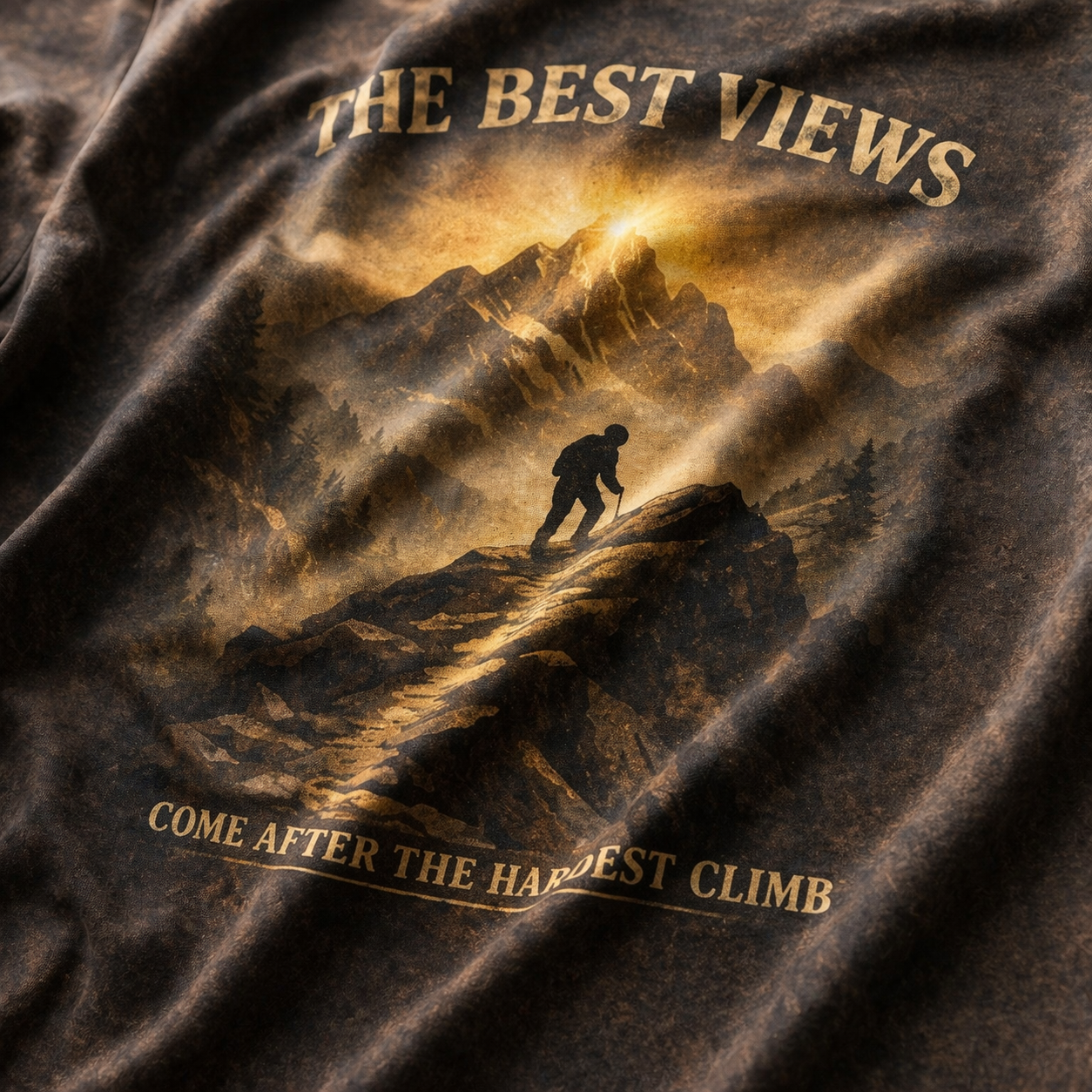 The Best Views Come After The Hardest Climb – Hiking T-Shirt