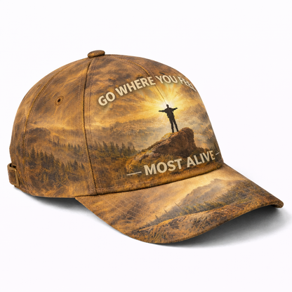 Go Where You Feel Most Alive Cap