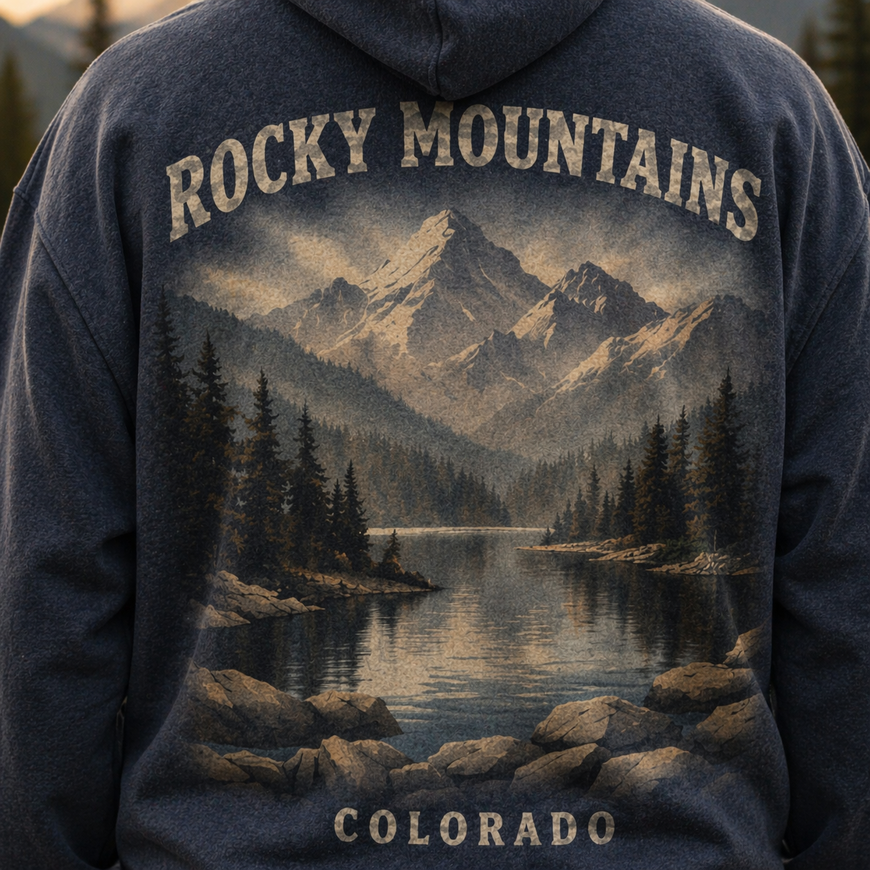 Mountain Peaks Hoodie Hoodie