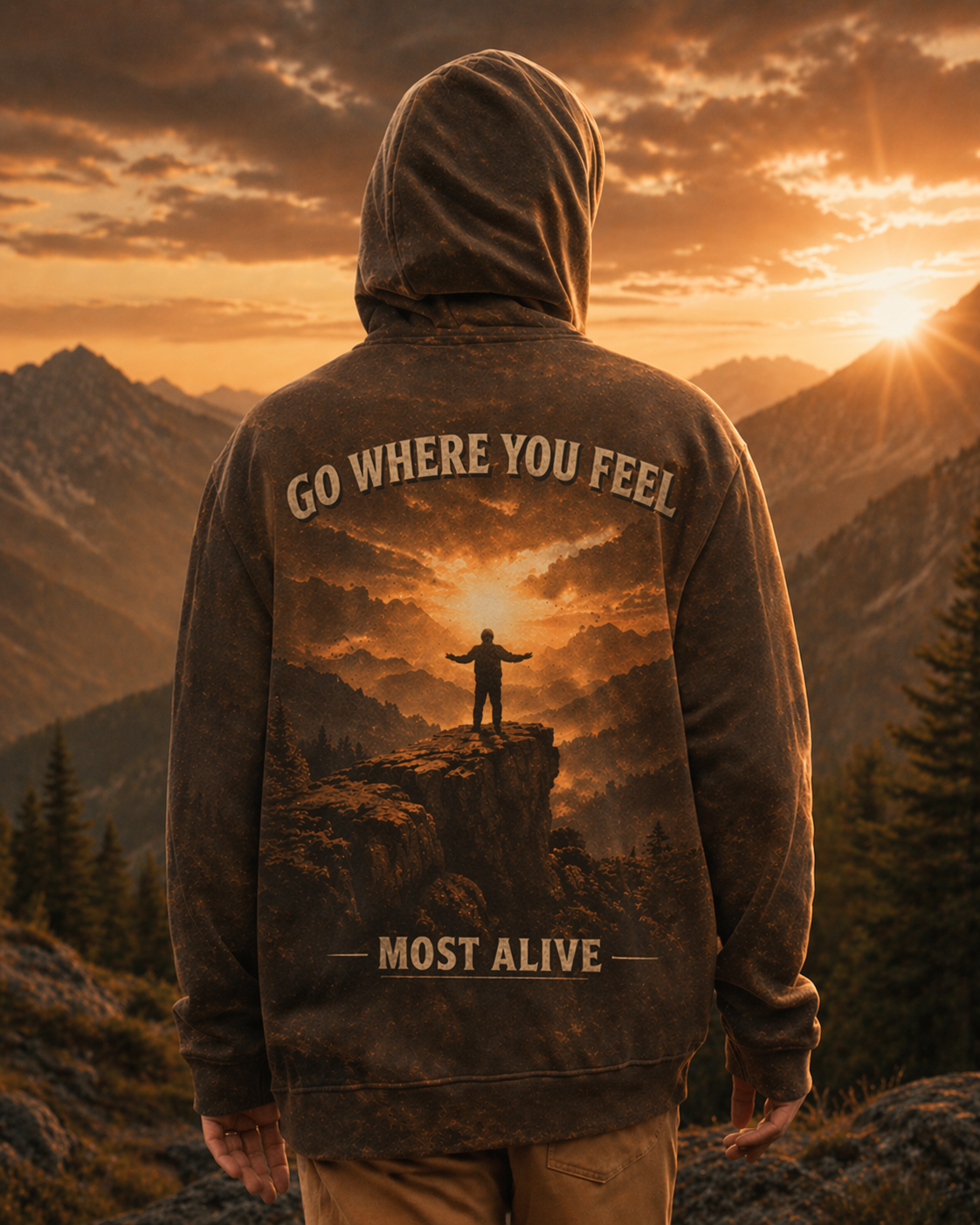 Go Where You Feel Most Alive Hoodie