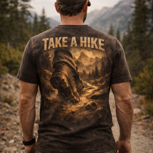 Take A Hike – Outdoor Adventure Hiking T-Shirt